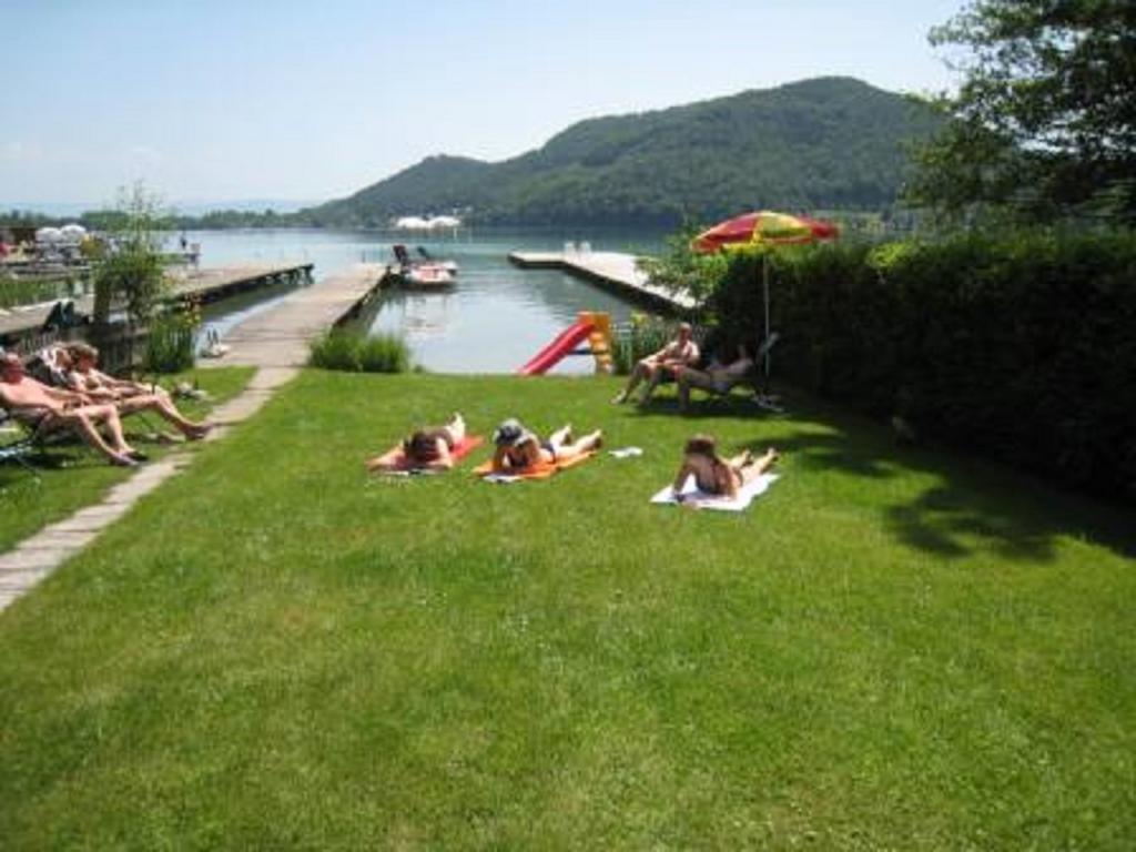 Strandpension Liane Sankt Kanzian am Klopeiner See Bagian luar foto