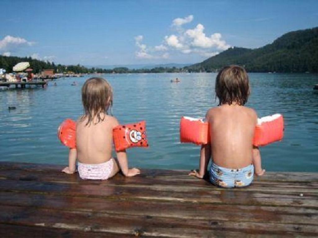 Strandpension Liane Sankt Kanzian am Klopeiner See Bagian luar foto